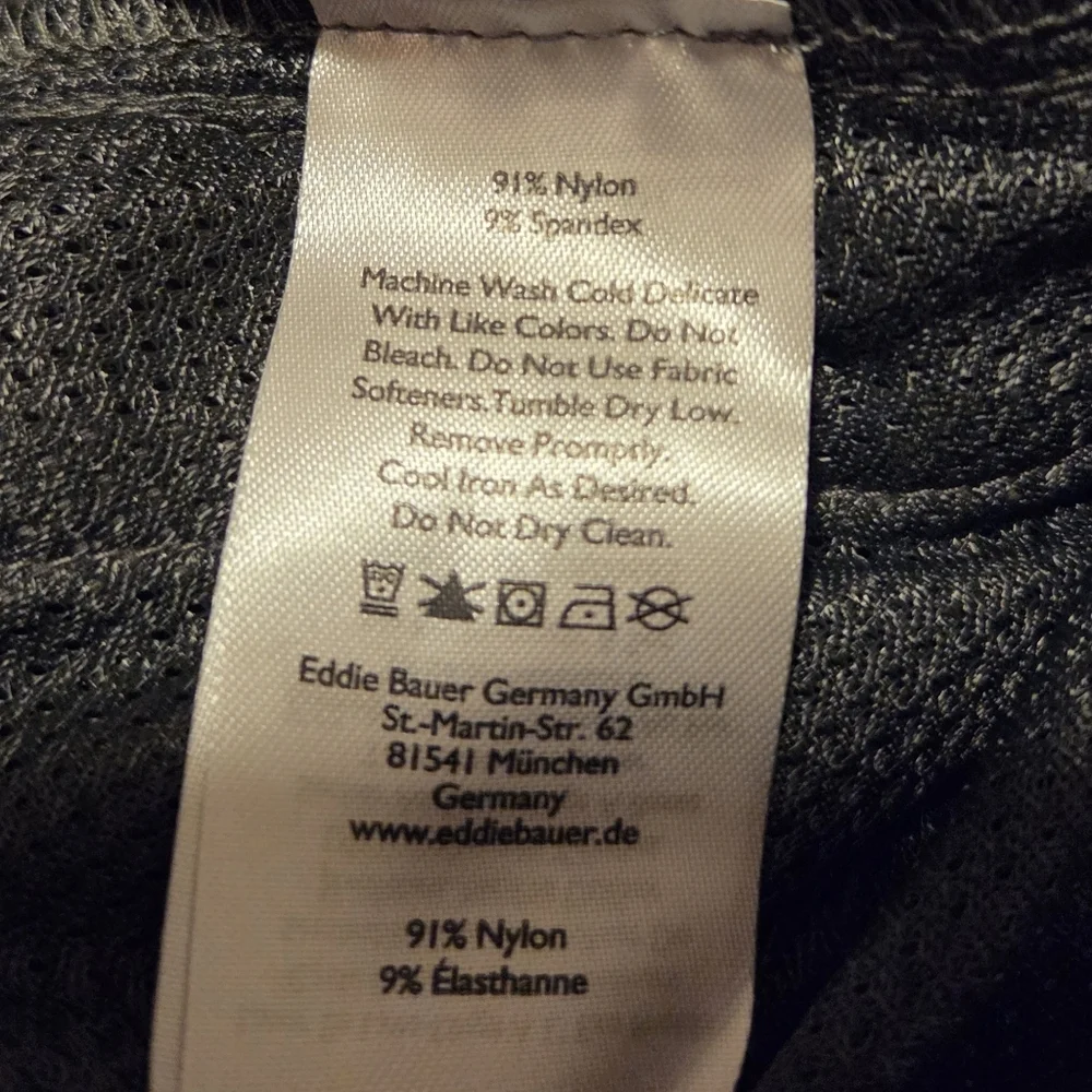 Eddie Bauer First Ascent‎ Tech Cargo Convertible Hiking Pants Gray Men's 38x30